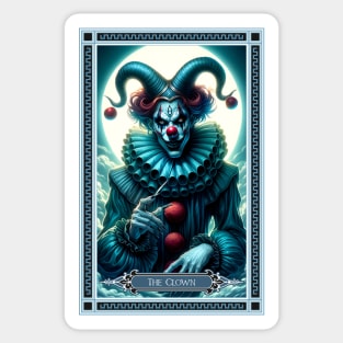 The Clown Tarot Card Sticker